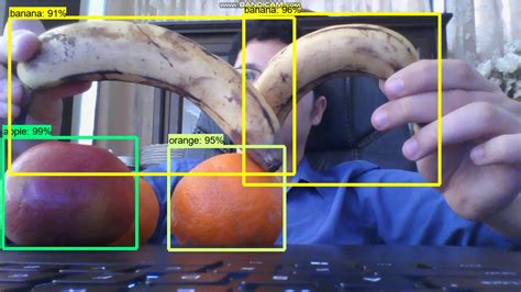 Tensorflow Object Detection Api On Fruit Images Youtube