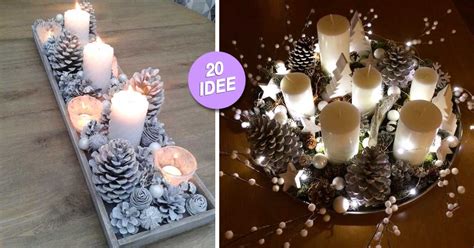Decorazioni e addobbi natalizi fai da te: Bellissimi Centrotavola Natalizi fai da te! 20 idee ...