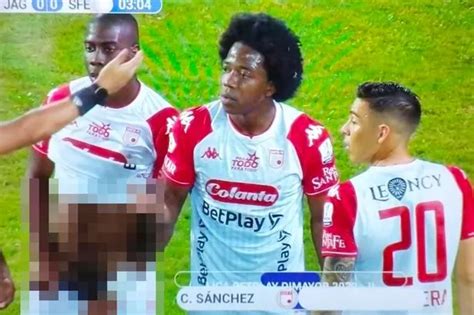 Footballer Pulls Shorts Down And Shows Off His Manhood While Defending