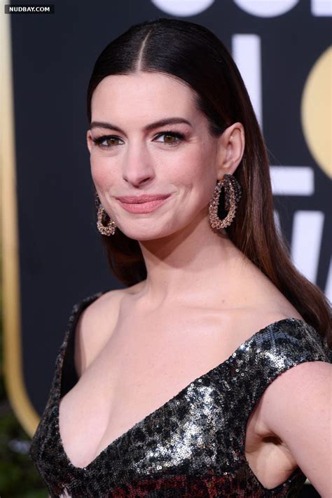 Anne Hathaway Naked Tits 76th Annual Golden Globe Awards In Beverly