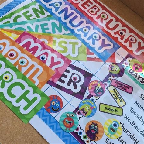 This monster classroom themed decor bundle has everything you need to create a beautiful, organized space in your classroom or homeschool room. Pin on monsters