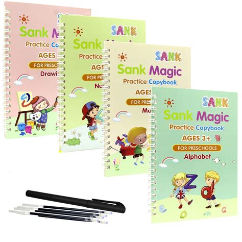 Buy 3 Pcs Sank Magic Practice Copybook English For Kids Online At