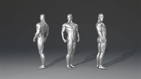 Muscular Man For 3d Printing 3D Model 3D Printable CGTrader