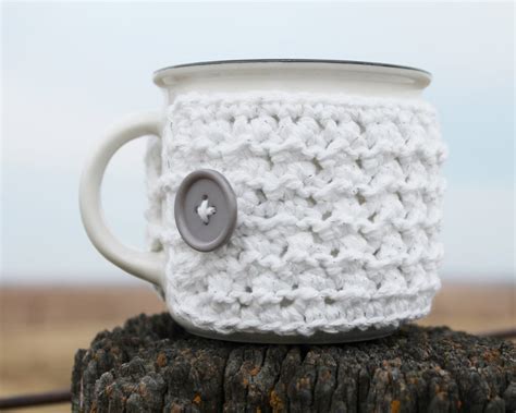 Farmhouse Mug Cozy Pattern Crochet Pattern Mug Wrap Design | Etsy