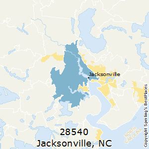 Jacksonville Nc Zip Code Map Map