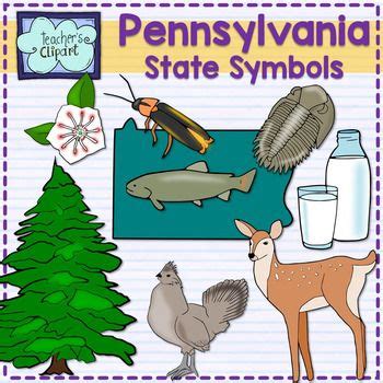 Pennsylvania State Symbols Clipart In 2024 State Symbols Clip Art