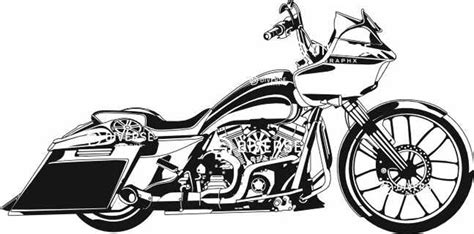 Harley Davidson Stretched Street Glide Digital Svg Laser File Etsy