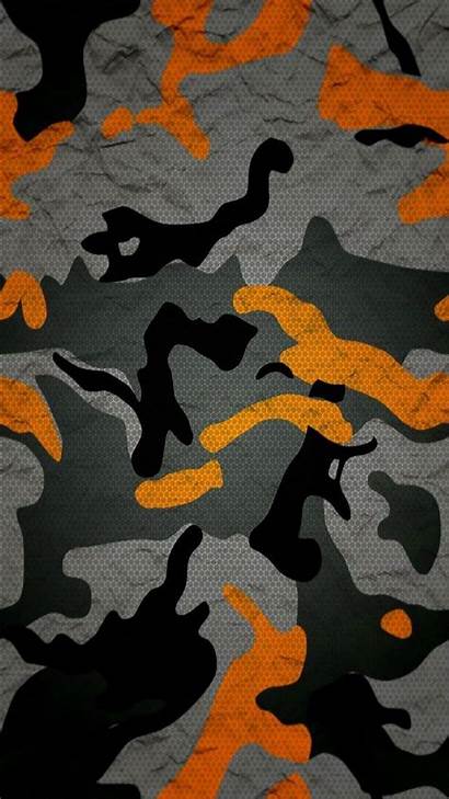 Camo 4k Orange Camouflage Wallpapers Phone Android