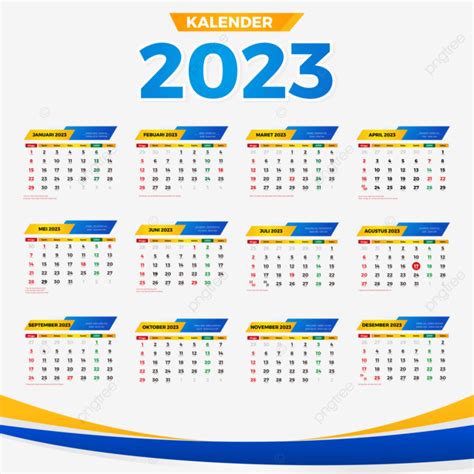 Download Template Kalender 2023 Cdr 2024 Calendar Printable