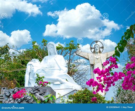 Christ The King Is A Statue Of Jesus In Vung Tau Vietnam Editorial