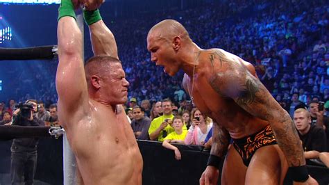 Crown Jewel Randy Orton tacle sévèrement John Cena Catch Newz