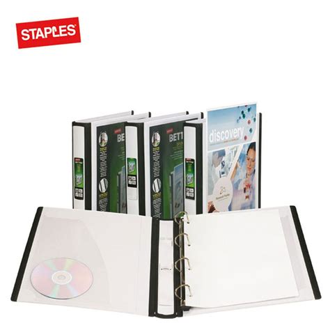 Staples Dossier Com Argolas Em D Better A Lombada De Mm Capacidade Para Folhas