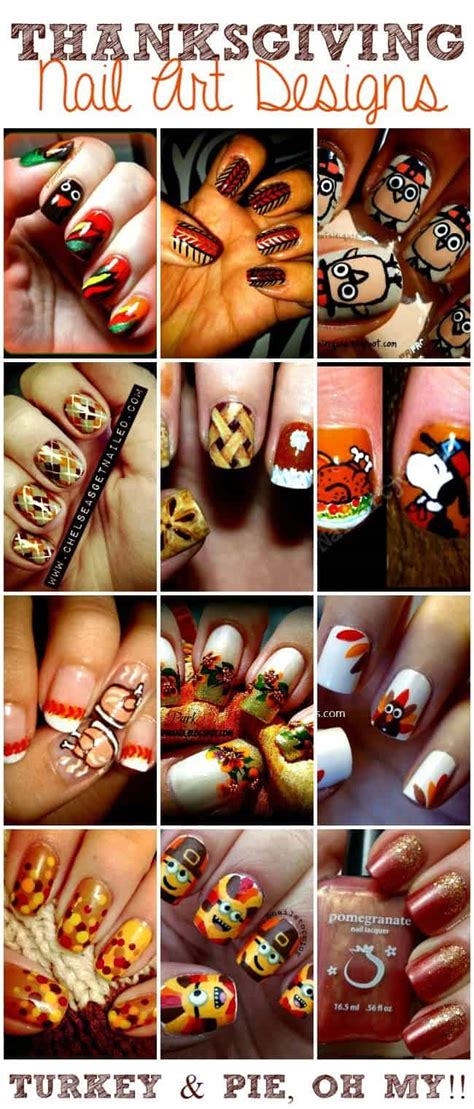 Thanksgiving Nails 12 Beautiful Nail Art Designs This Girls Life Blog