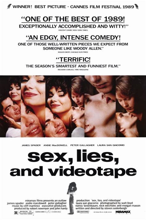Sex Lies And Videotape Movie Poster Style B 11 X 17 1989
