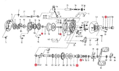 Baitcasting Reel Parts Diagram