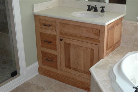 We historically offer hickory country furniture for the bathroom, half bath and powder room in lengths of 30, 36, 42, 48, 60 and 72. Hickory Cabinets - Traditional - Bathroom - Chicago - by ...