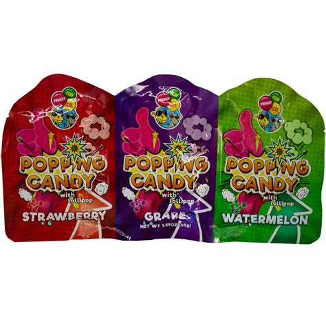 Popping Candy With Lollipop 45g 3 Pack