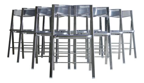Chiavari chair, banquet folding chair, chateau chair, napoleon chair, cheltenham chair, president chair. Clear Acrylic Folding Chairs, Set of 10 | Dining chairs ...