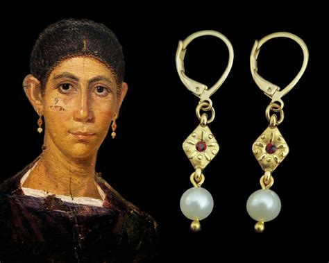 Tiny Ancient Roman Earrings Ancient Roman Jewelry Crotalia Earrings