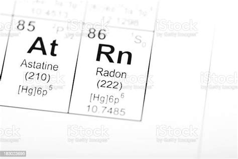 Periodic Table Element Radon Stock Photo Download Image Now