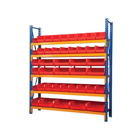 Stack It Series Shelving 452 Single Bay Unit With Bins