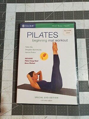 Pilates Beginning Mat Workout W Ana Caban Dvd Gaiam Ebay