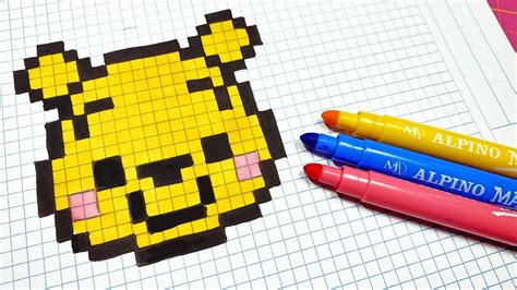 Winnie The Pooh Pixel Art Minecraft Pixel Art Anime Pixel Art Pixel Art