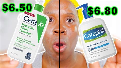 Cerave Hydrating Cleanser Vs Cetaphil Daily Facial Cleanser Which