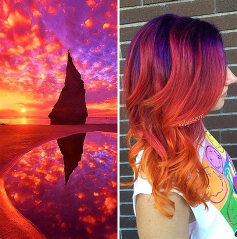 this galaxy hair trend is out of this world bored panda