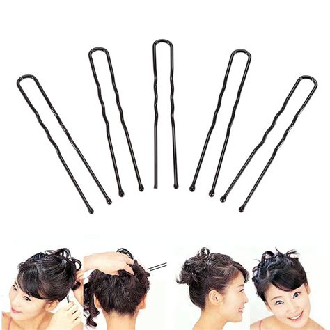 Buy Black Hair Clips Bobby Pins Grip 50pcs Salon Barrette U Shaped Clips Hairpins At Affordable