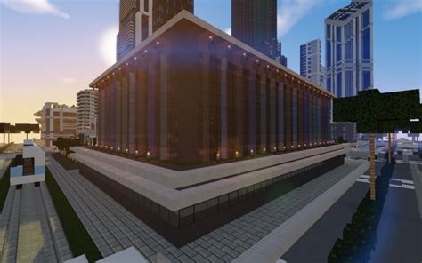 In modern builds, the interior is a lot of the time extensions of different elements of the houses shrunken down and to scale for a table or cabinets or something of that sort. Epic Builds: Vision Tower | Minecraft Skyscraper & Arts ...