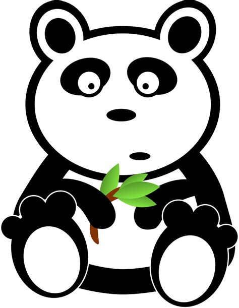 Baby Panda Clip Art