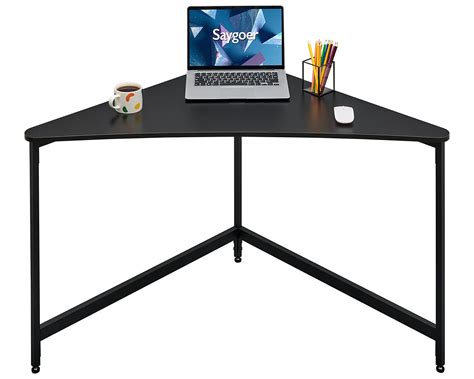 Buy Saygoer Industrial Corner Desk Triangle Computer Desk For Small