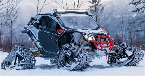 New Can Am Apache Backcountry Tracks Designed For Deep Snow