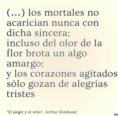 Arthur Rimbaud Refranes De Amor Poemas Frases Y Poemas