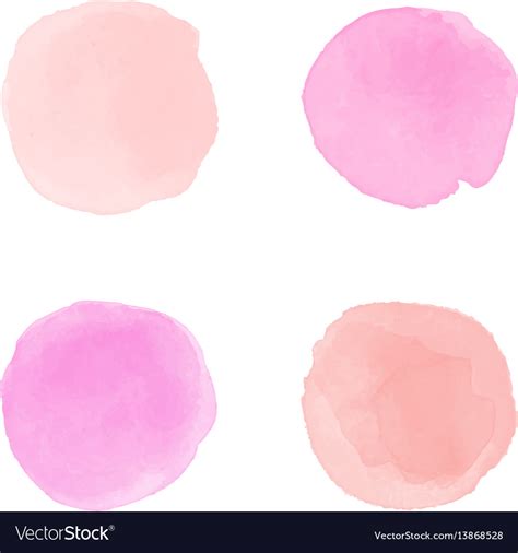 Pink Watercolor Splash Royalty Free Vector Image