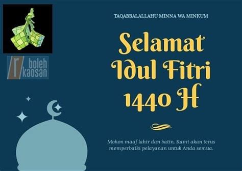 Semoga allah swt merahmati kita semua, aamiin ya rabbal alamiin. Taqabbalallahu minna wa minkum. Segenap manajemen Boleh ...