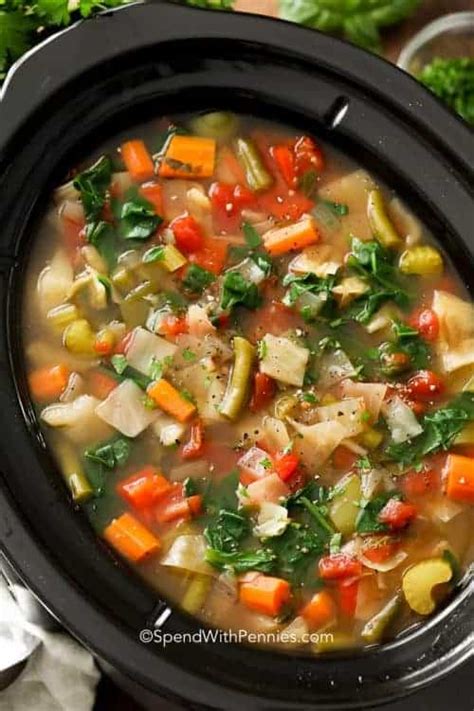 Slow Cooker Cabbage Soup Spend With Pennies