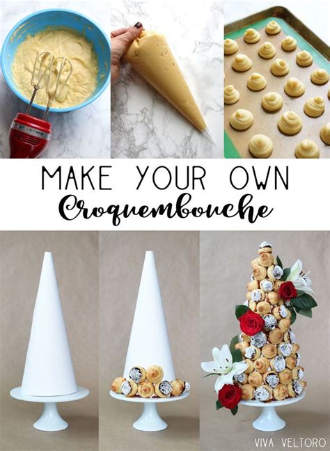 Make Your Own Croquembouche Cream Puff Tower Dissolveheartburn Ad