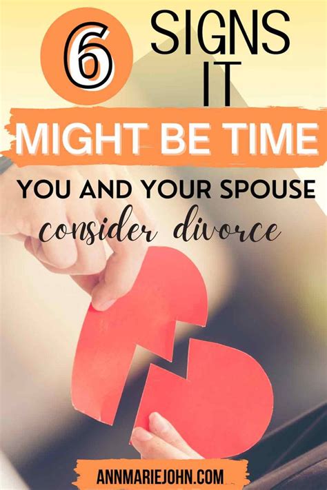 6 signs it might be time you and your spouse consider getting a divorce divorce divorce signs