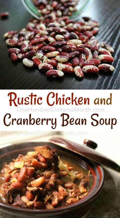 Fresh cranberry beans (also known as shell beans or borlotti beans) are ivory and splotched with red dots, with a delicate, nutty taste. Rustic Chicken Cranberry Bean Soup in 2020 | Cranberry ...