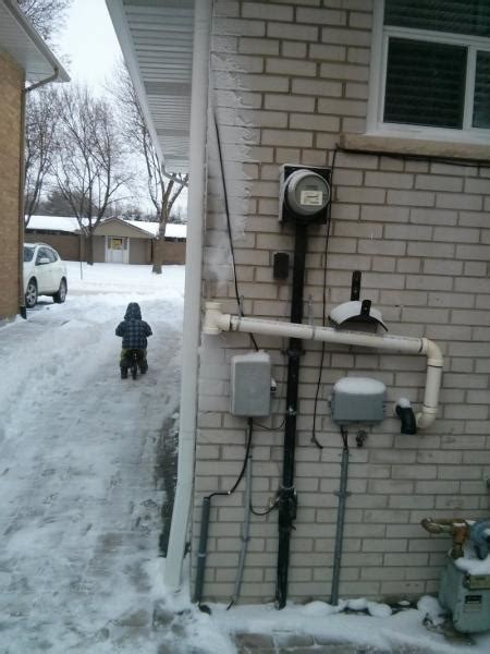 Running a vent pipe out of the roof takes some careful preparation. Is this high efficiency furnace vent installed properly ...