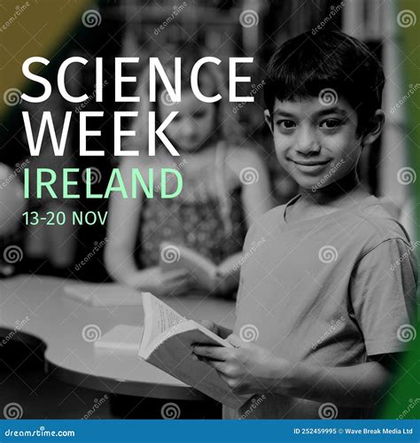 Composition Of Science Week Ireland Text With Diverse Schoolchildren