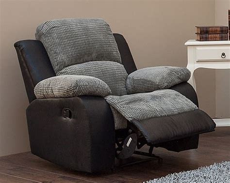 Looking for fabric recliner armchairs? Milton Reclining Armchair Fabric Sofa Charcoal