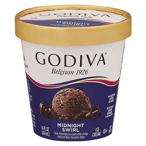 Godiva Midnight Swirl Ice Cream 14 Fl Oz Frozen Foods Langenstein S