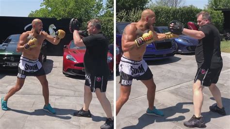 Andrew Tate Does MMA Training With Coach