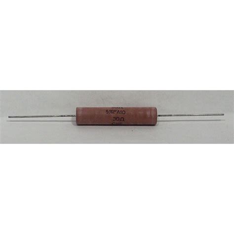 Fa10 30 Fixed Wirewound Resistor 30 Ohm 10 Watt 5 Axial Lead Non