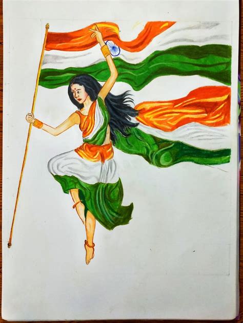 Easy Independence Day Drawing Independence Day Drawing Easy Drawings Indian Independence Day