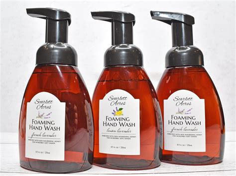 Honey Foaming Hand Soap Natural Hand Soap Organic Hand Soap Etsy