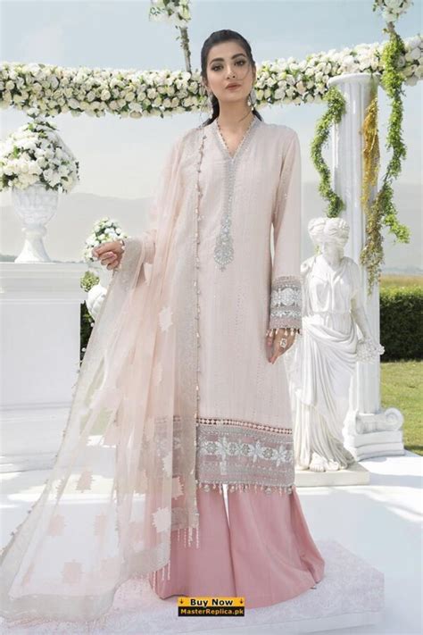 Maria B Pastel Party Wear Suit Replica Master Replica Pakistan